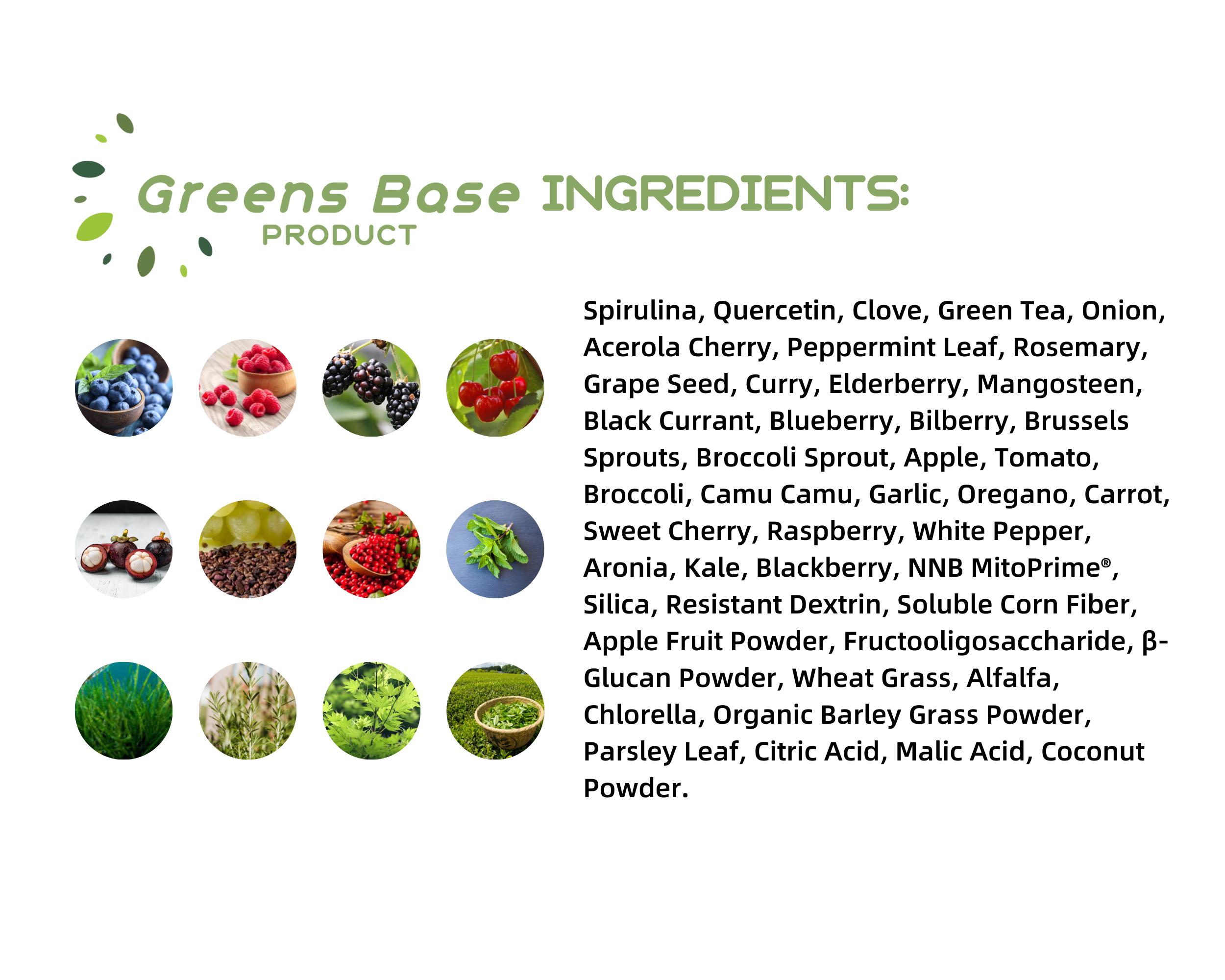 Greens Base Product Benefits
