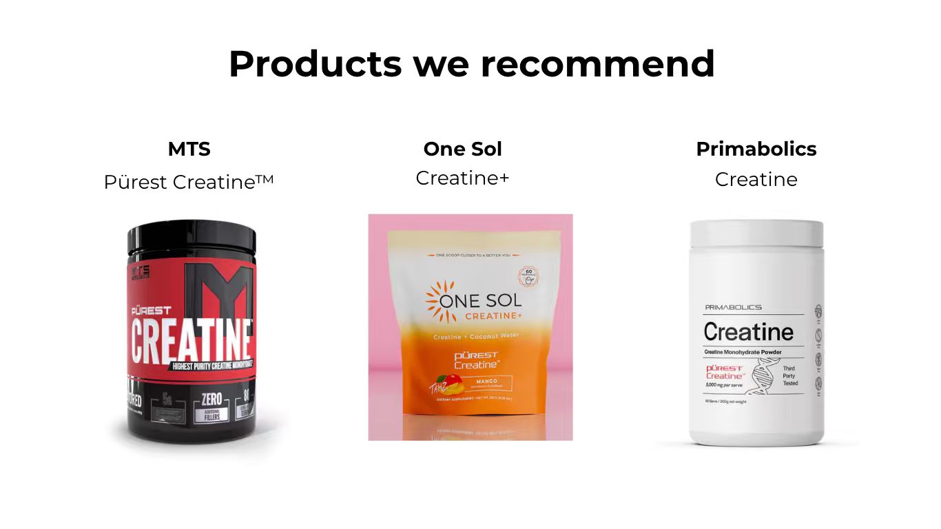 Products we recommend